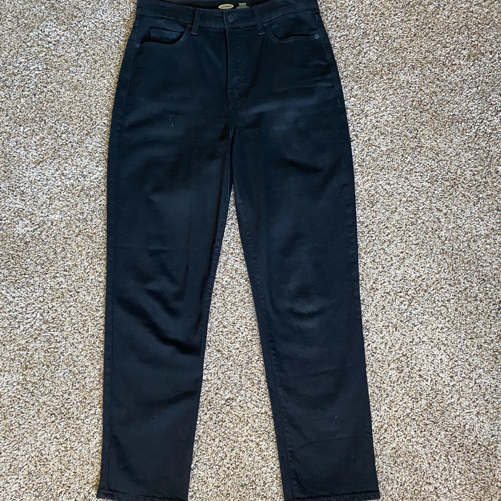 Old Navy Straight Black Jeans